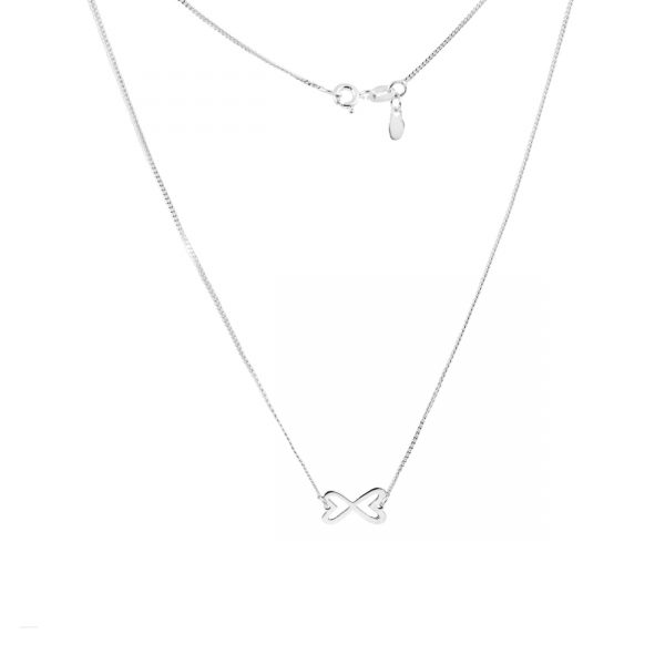 Collar Infinito Amor mini en plata