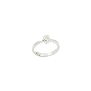 Anillo Piedra Corazón de 5mm