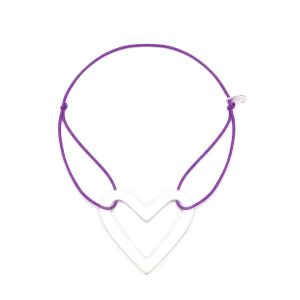 Brazalete Amor Etéreo 3cm en plata