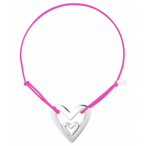 Brazalete Corazón Doble de 2cm