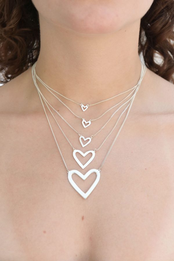 Collar Amor Etéreo 3cm en plata - Imagen 4