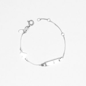 Pulsera cadena en plata