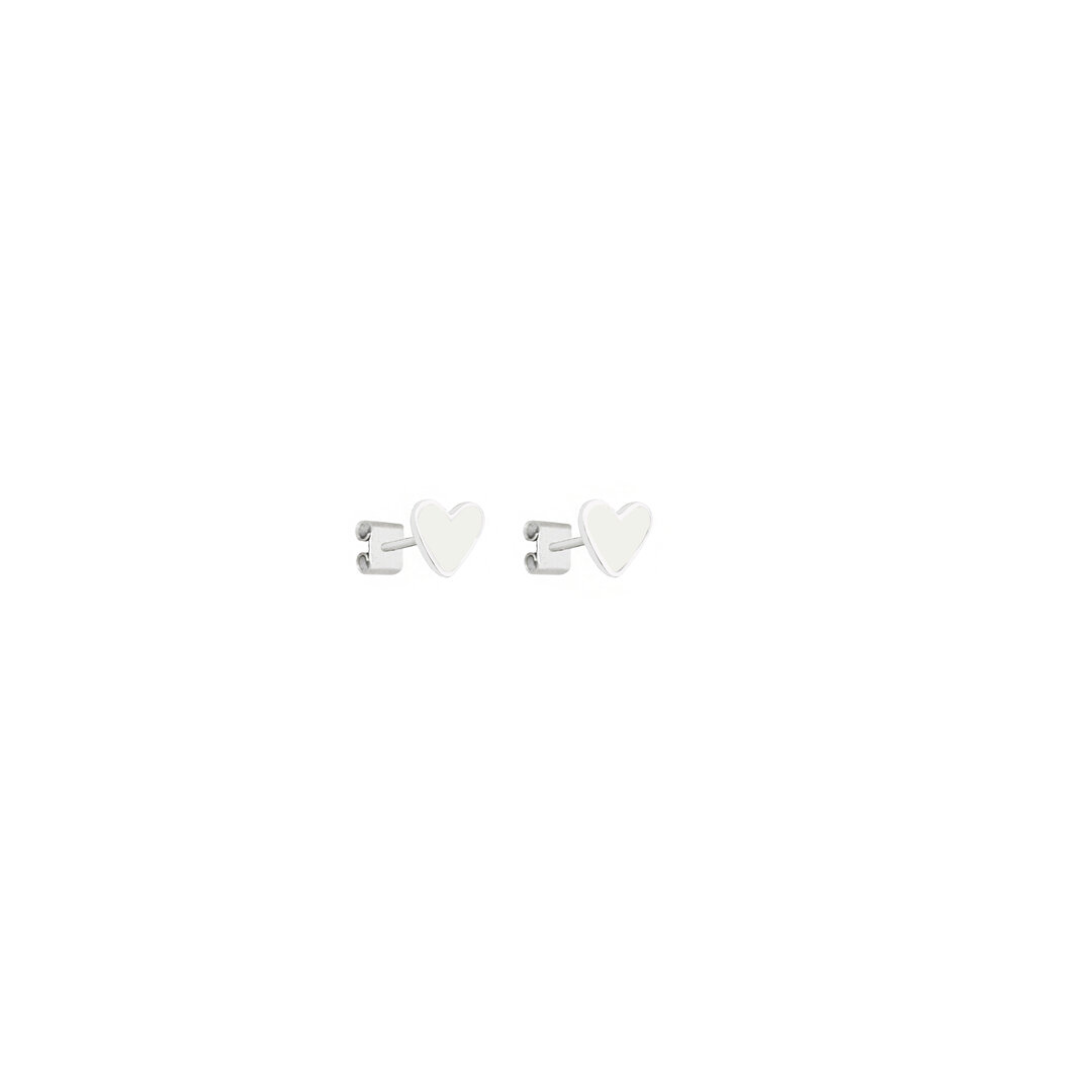 Zarcillos Loveme mini blanco