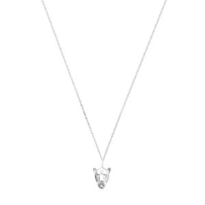 Collar Mamá Leona mini - plata