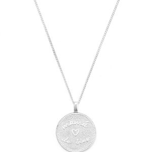 Collar Mamá de tres - plata