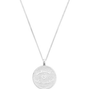 Collar Mamá de cuatro - plata