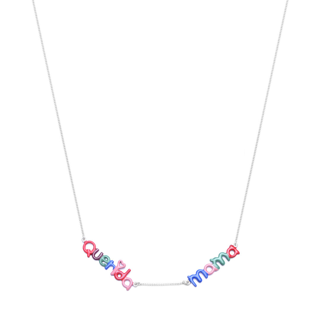 Collar Querida mamá - colores