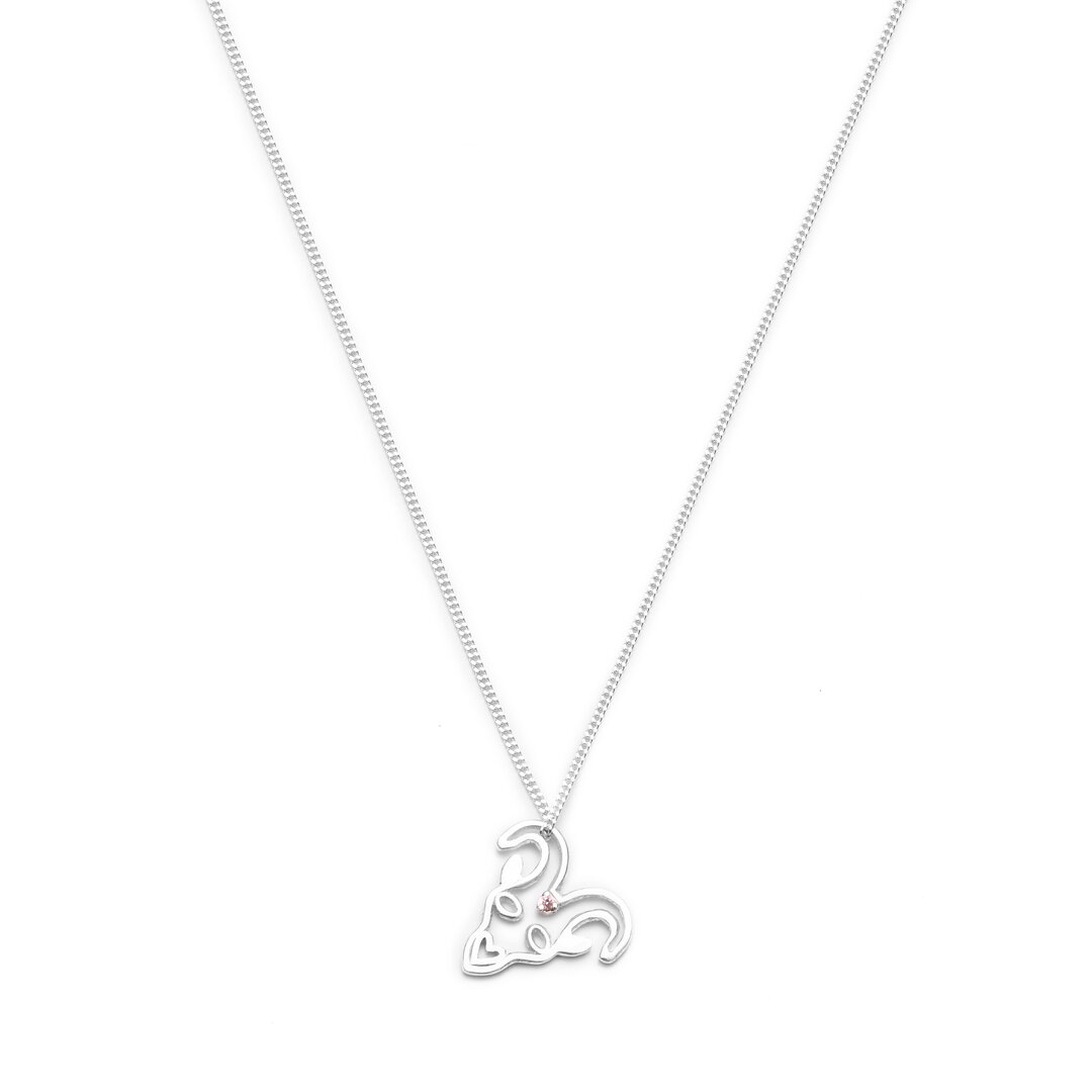 Collar Capricornio con piedra