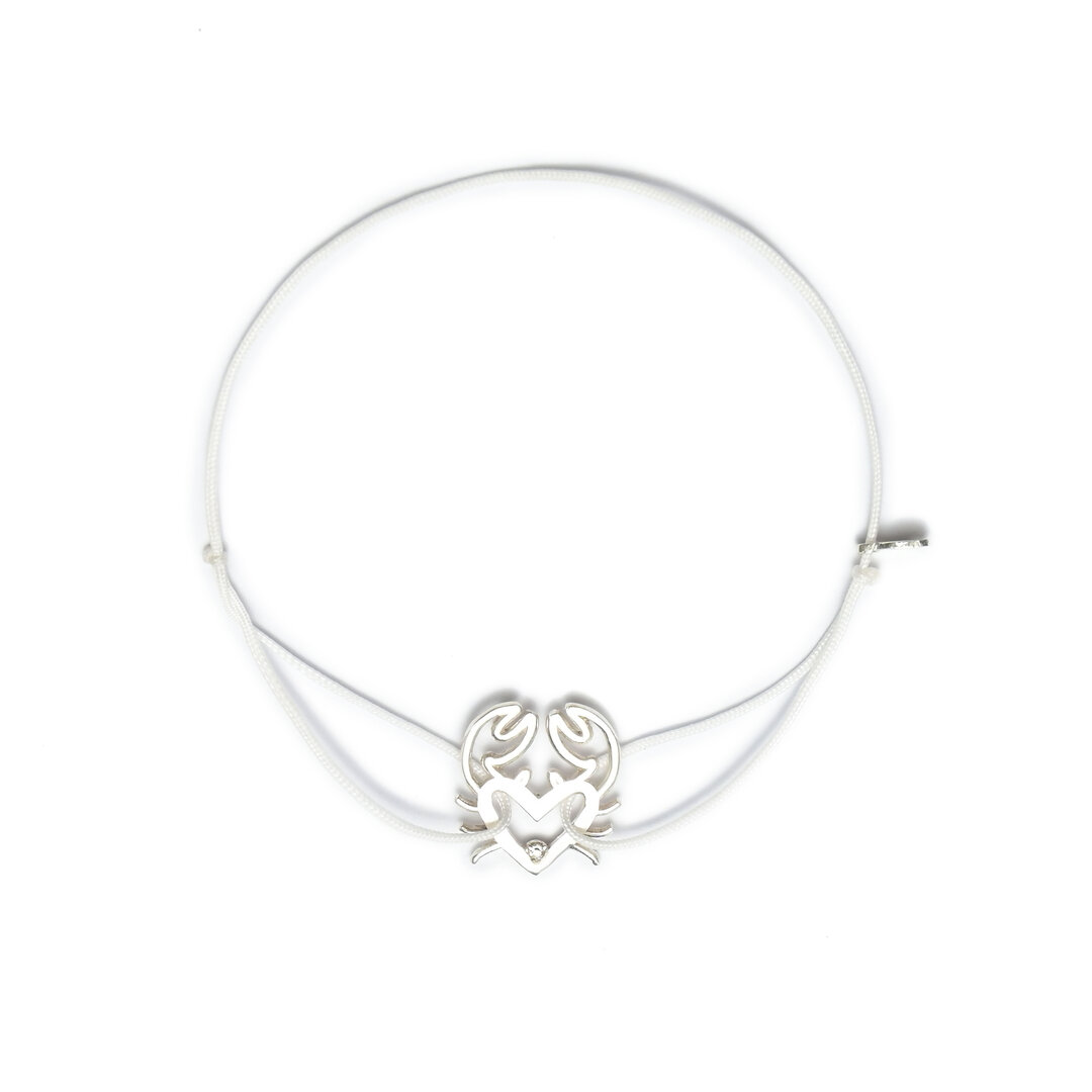 Brazalete Cáncer con piedra