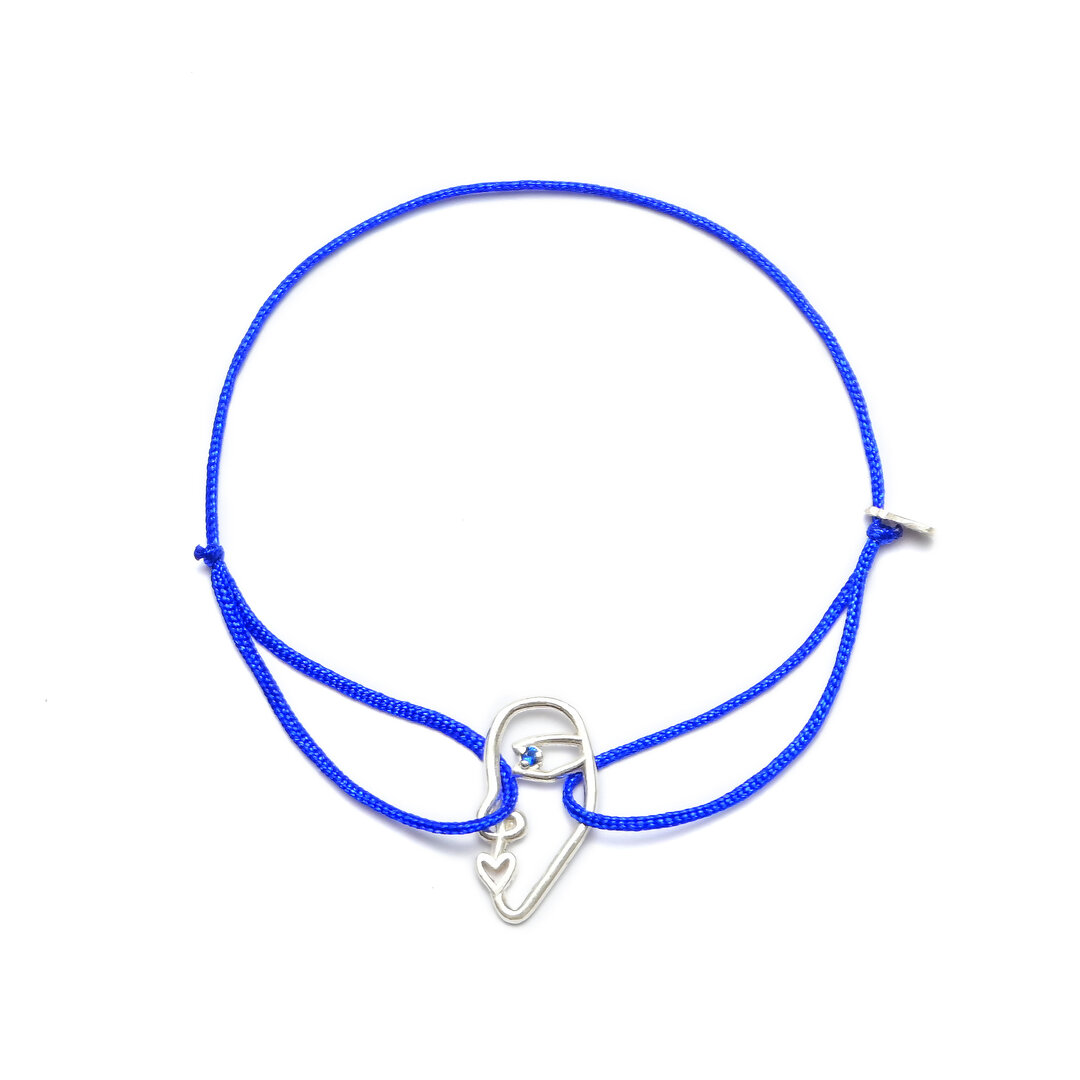 Brazalete Virgo con piedra