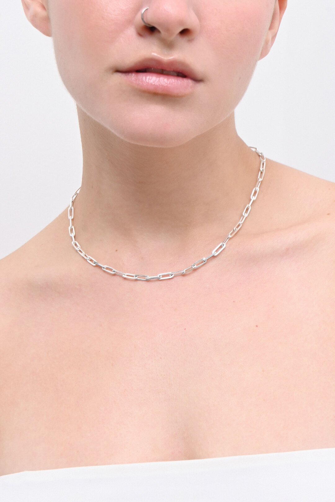 Cadena Mediana - plata - Imagen 2