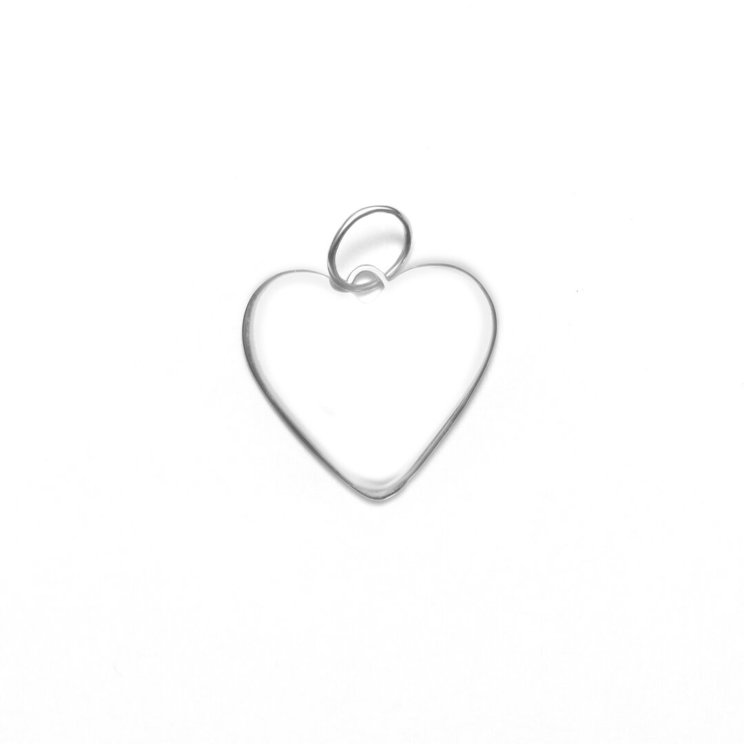 Heart charm para personalizar