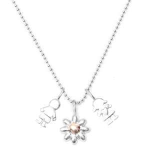 Collar Eterna Flor: Hijo e Hija