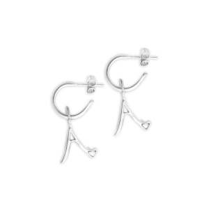 Argollas Letra – 1cm