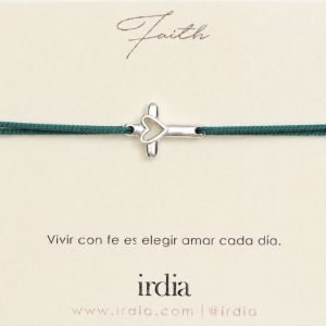 Brazalete Faith - corazón irdia